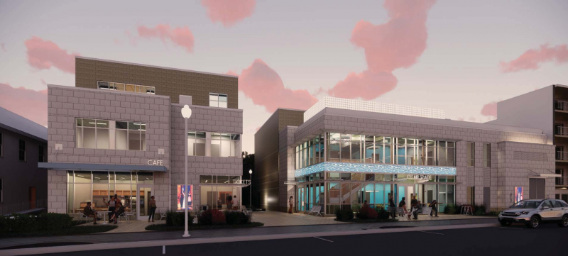 During an Aug. 14 meeting, the Rehoboth Beach Planning Commission approved the site plans for a traditional theater and rehearsal theater at 413, 415 and 417 Rehoboth Ave. SUBMITTED IMAGES